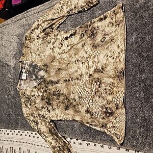 Woman's metallic top